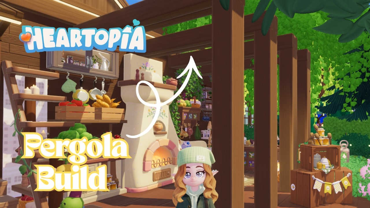 Heartopia Pergola Tutorial!