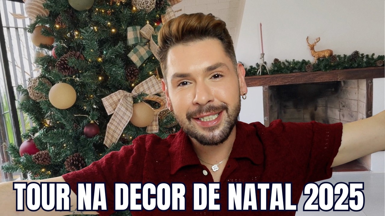 TOUR PELA DECORAÇÃO DE NATAL NA SALA NOVA!