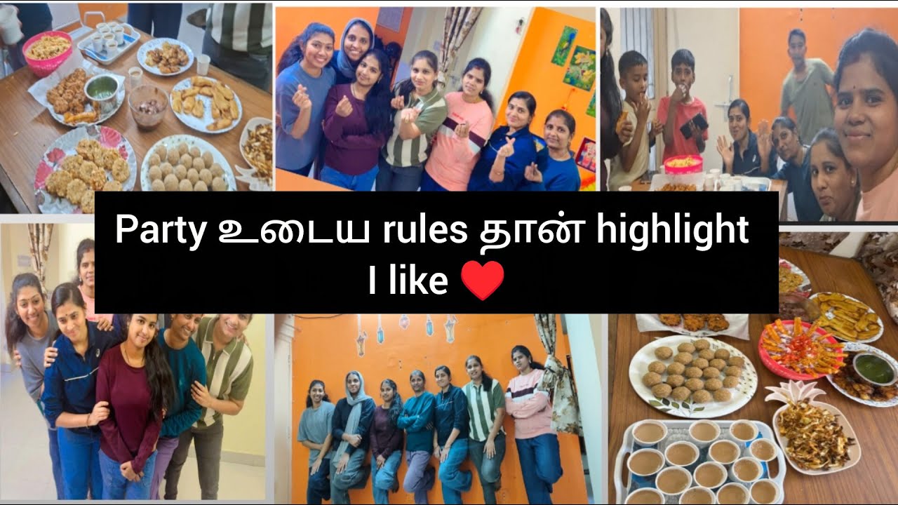 #vlog ♥️💃😅Housewife அனைவரும் ஒன்று சேர்ந்த தருணம் #tamilvideo #youtubevideo #tamil #party