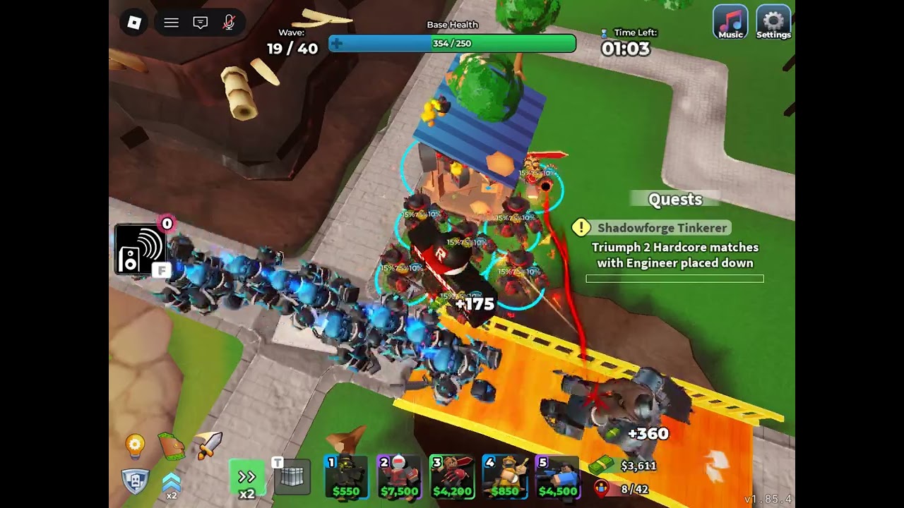 TDS peak tower defense game part 1/2