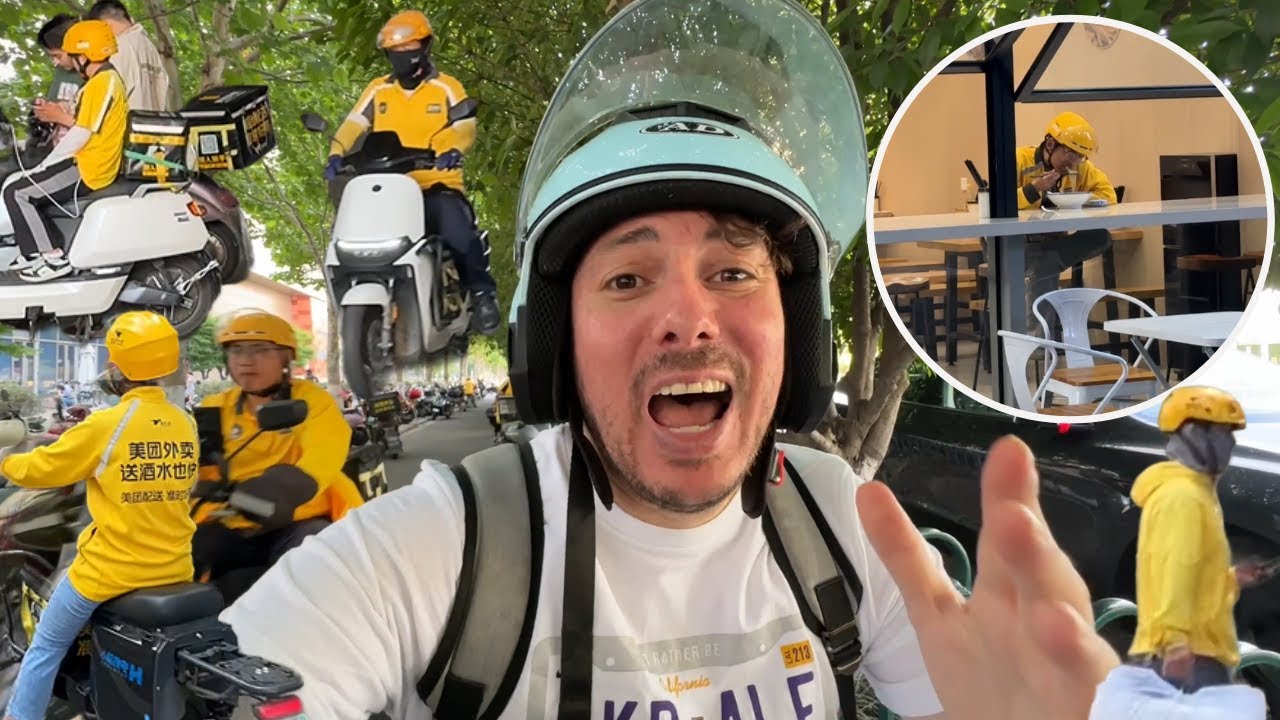 China's Food Delivery Divers are EVERYWHERE - Counting Meituan Drivers