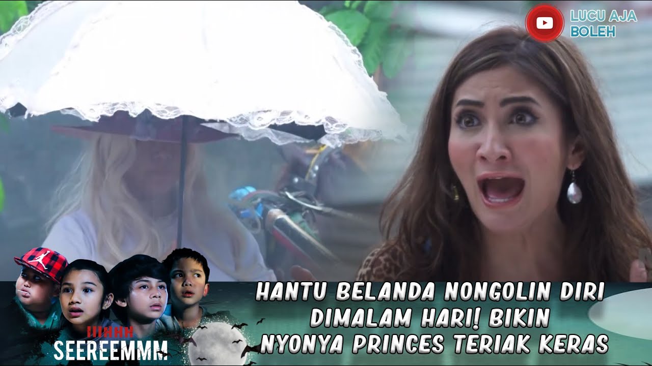 HANTU BELANDA NONGOLIN DIRI DIMALAM HARI! BIKIN NYONYA PRINCES TERIAK KERAS  - IH SEREM