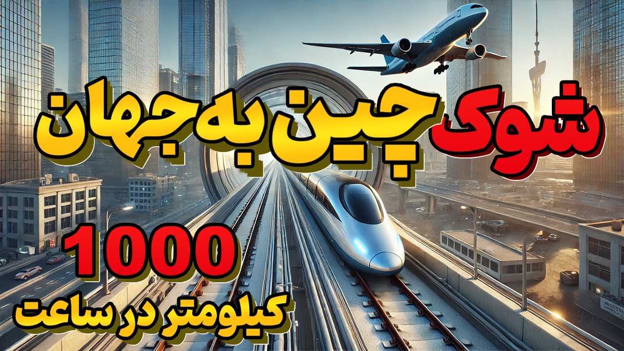 چین چگونه سریع ترین قطار جهان با سرعت 1000 کیلومتر بر ساعت می سازد ! 😱