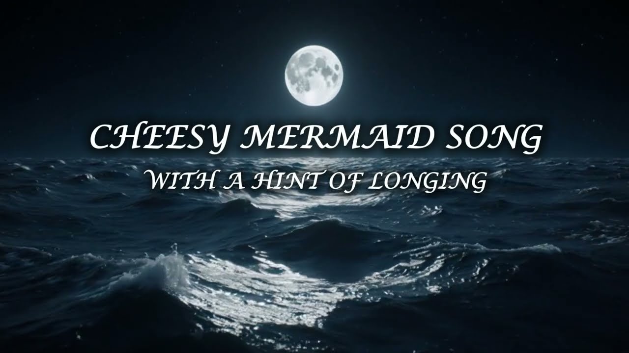 Cheesy Mermaid Song (With a Hint of Longing) | Pop Rock Lyric Video