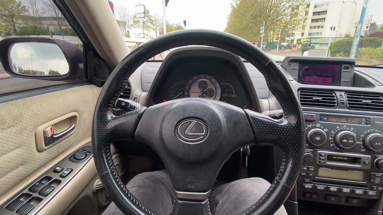Lexus is200 driving after exhaust modification pop rev limiter