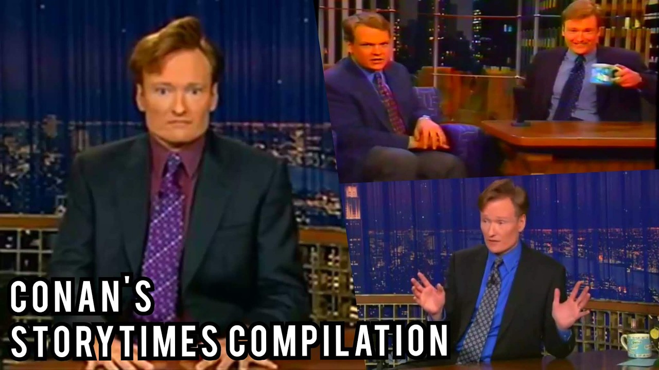 Conan O'Brien Tells Stories For 151 Minutes STRAIGHT - Late Night With Conan O'Brien COMPILATION
