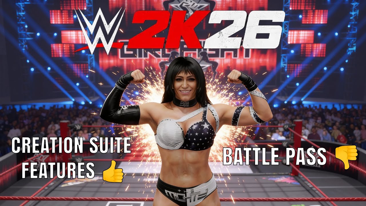 Новые возможности редактора контента великолепны. Боевой пропуск — нет. (Новости/мнение о WWE 2K26)