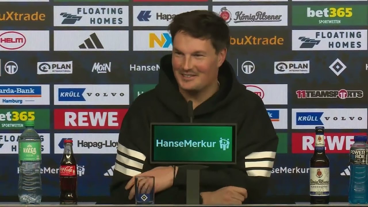 HSV Pressekonferenz vor dem Spiel gegen FC Bayern München