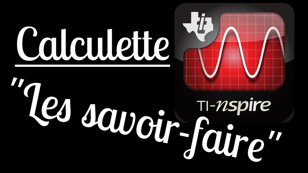 TI-NSPIRE CX CAS : Calcul de la tangente en un point / tangentLine()
