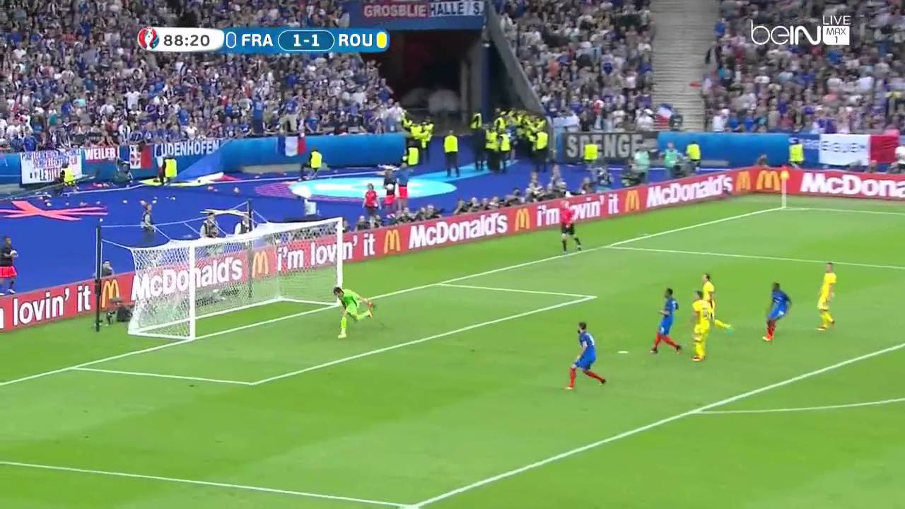 Dimitri Payet  Amazing Goal vs Rmania - euro 2016