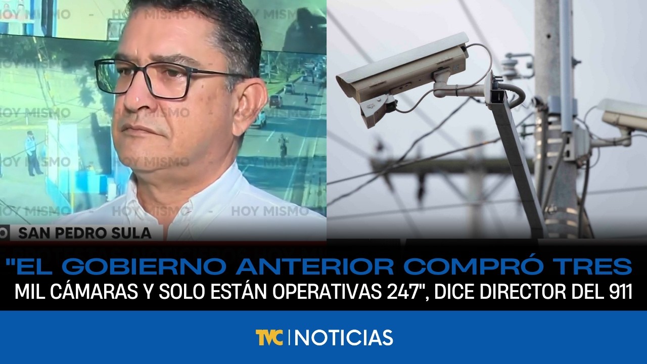 Gobierno anterior compró 3000 cámaras y solo están operativas 247, según director regional del 911