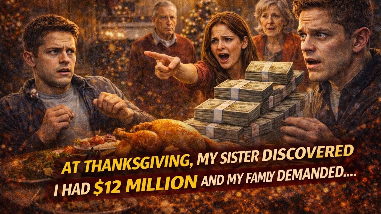 At Thanksgiving, My Sister Discovered I Had $12 Million And My Family Demanded....-