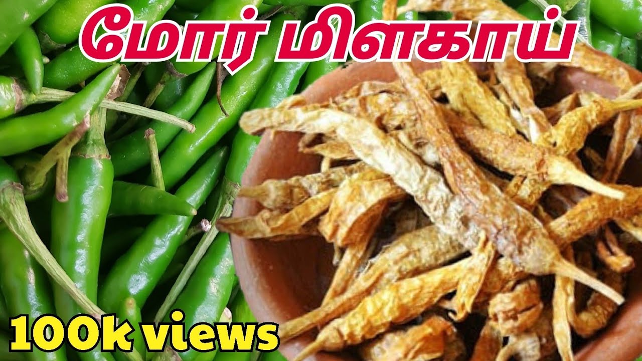 யாழ்ப்பாண முறையில் மோர் மிளகாய் செய்வது எப்படி? / Dried Buttermilk chilli in tamil 🌶/ mor milagai