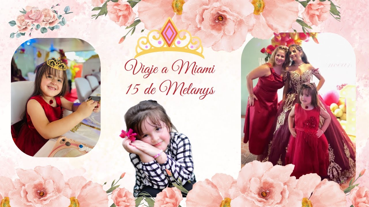 Pauli viaje a Miami a los 15 de Melanys