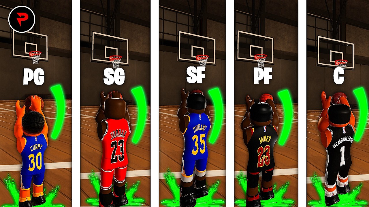 BEST BUILDS in PRACTICAL BASKETBALL for EVERY POSITION MOST OVERPOWERED (PG, SG, SF, PF, C)