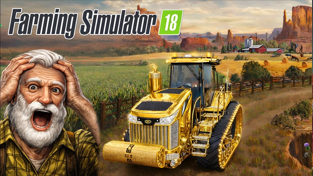 Fs 18 Gameplay With Golden Tractor | Fs18 Timelapse | Farming Simulator 18 Gameplay #fs18 