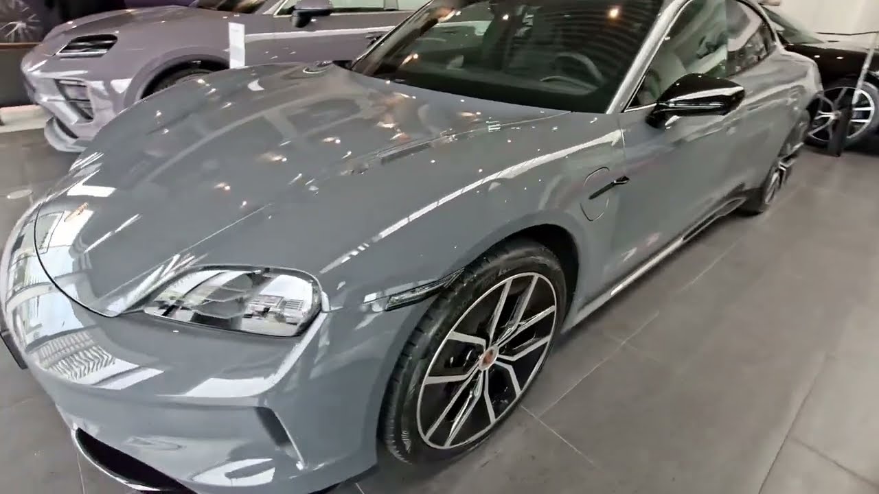 2025 Porsche Taycan 4 Black Slate Grey Neo