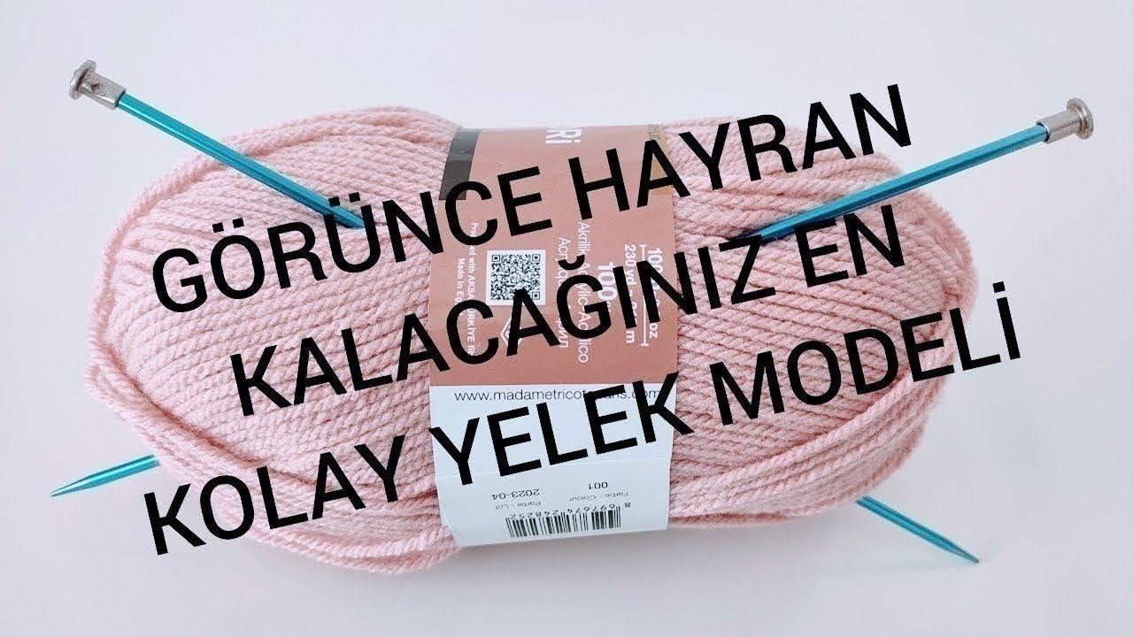 kolay yelek modelleri ✅ hırka,şal, battaniye örgü modelleri ✅east knitting pattern✅ crochet