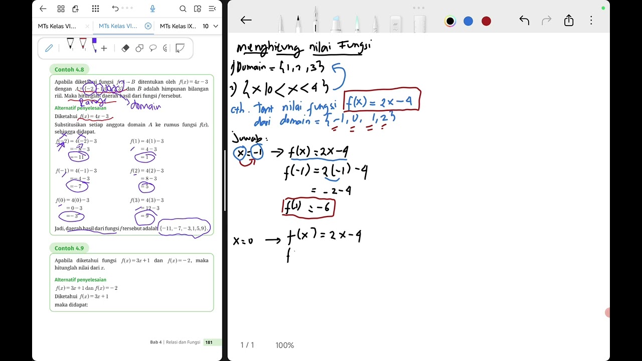🎓 Materi Matematika Kelas 8 SMP – video ini kamu akan belajar cara MENGHITUNG NILAI FUNGSI
