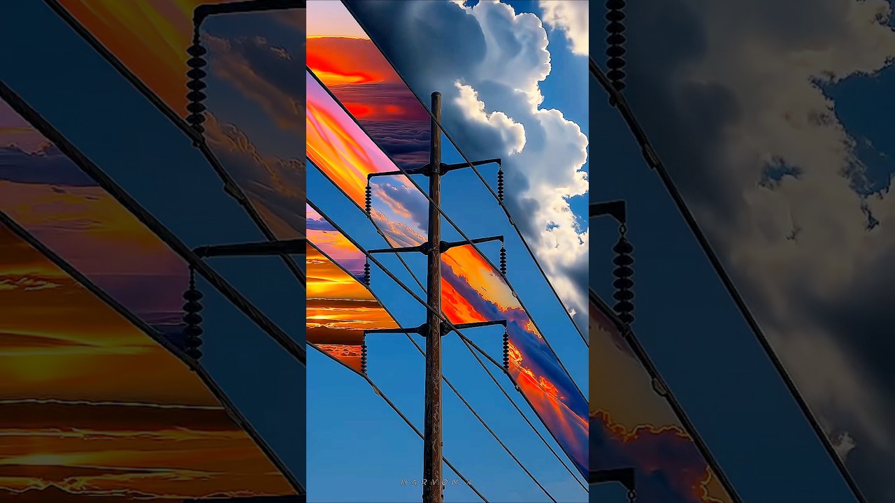 When the Sky Becomes a Canvas... 🎨 #shorts #skyedits #satisfying