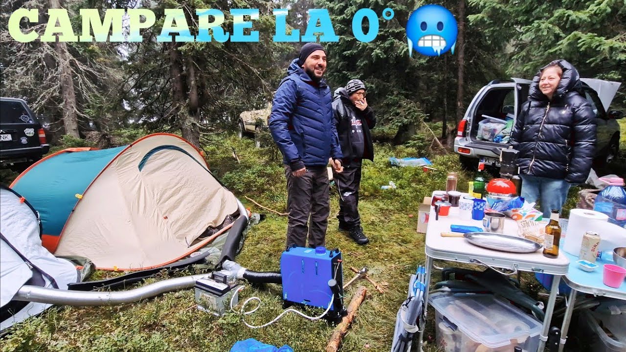 Ploaie, Frig și Campare la 0°C! | 5 Mașini pe Munte într-o Aventura de Neuitat