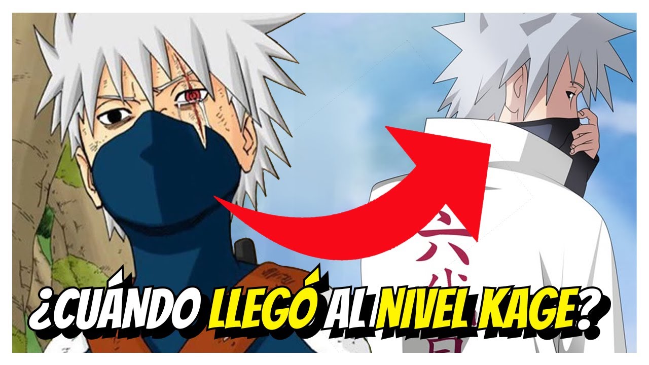 ¿Cuándo KAKASHI llegó al NIVEL KAGE?