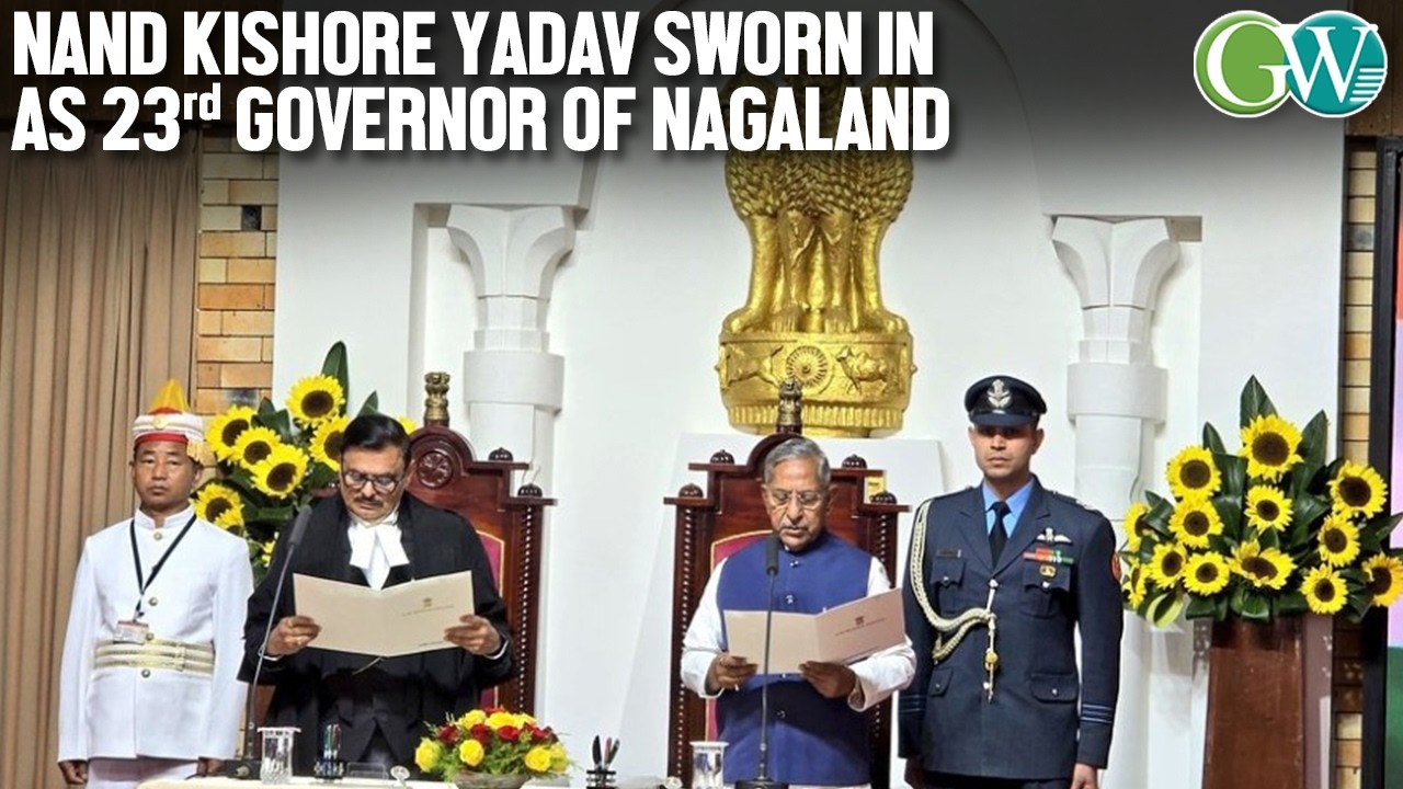NAND KISHORE YADAV SWORN IN AS 23rd GOVERNOR OF NAGALAND
