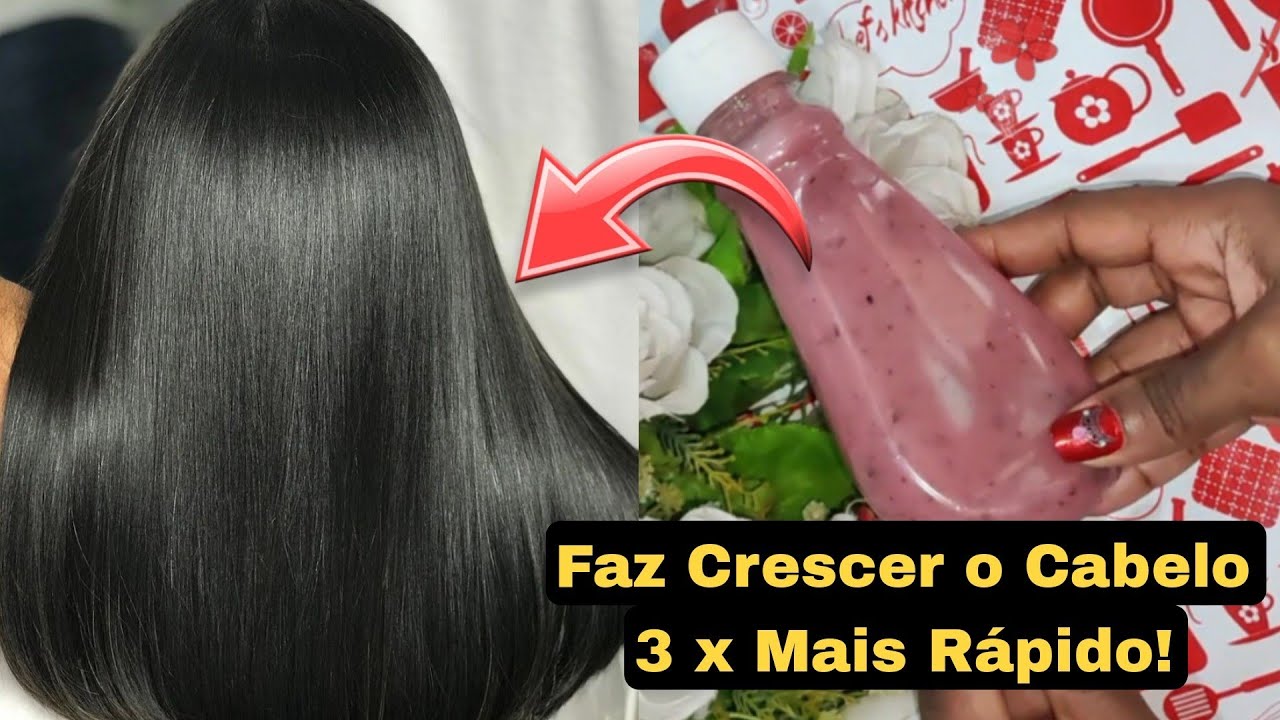 Engrossa os Fios e Faz Crescer o Cabelo 3 x Mais Rápido!