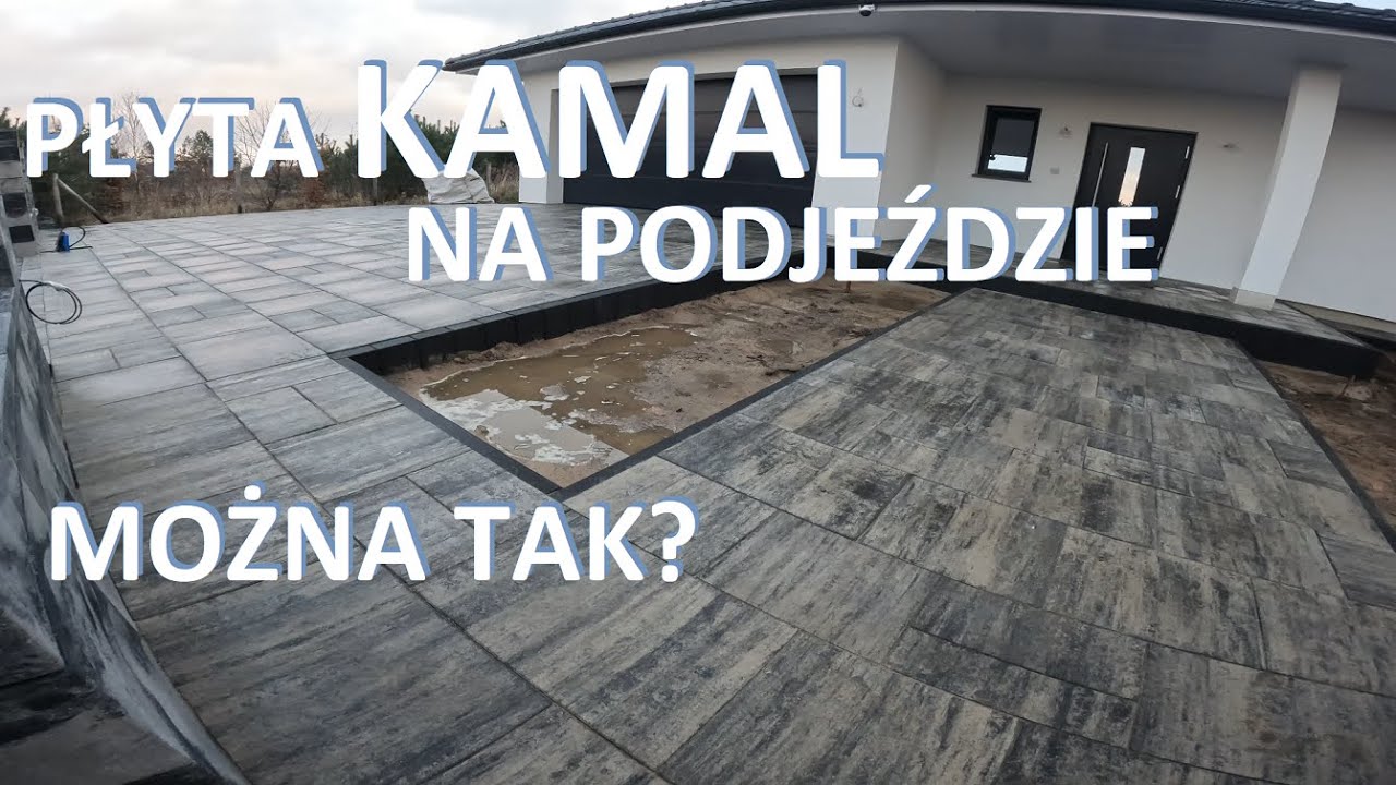 Płyta na podjeździe. KAMAL mikromega, Czy tak można? #brukarzbydgoszcz #brukarz #jakułozyckostke