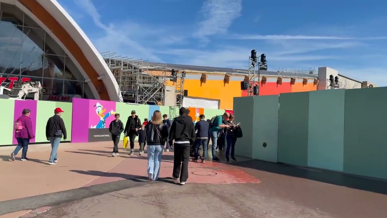 Disney Village, 25.02.2026 Construction Update [4K] Disneyland Paris 2026
