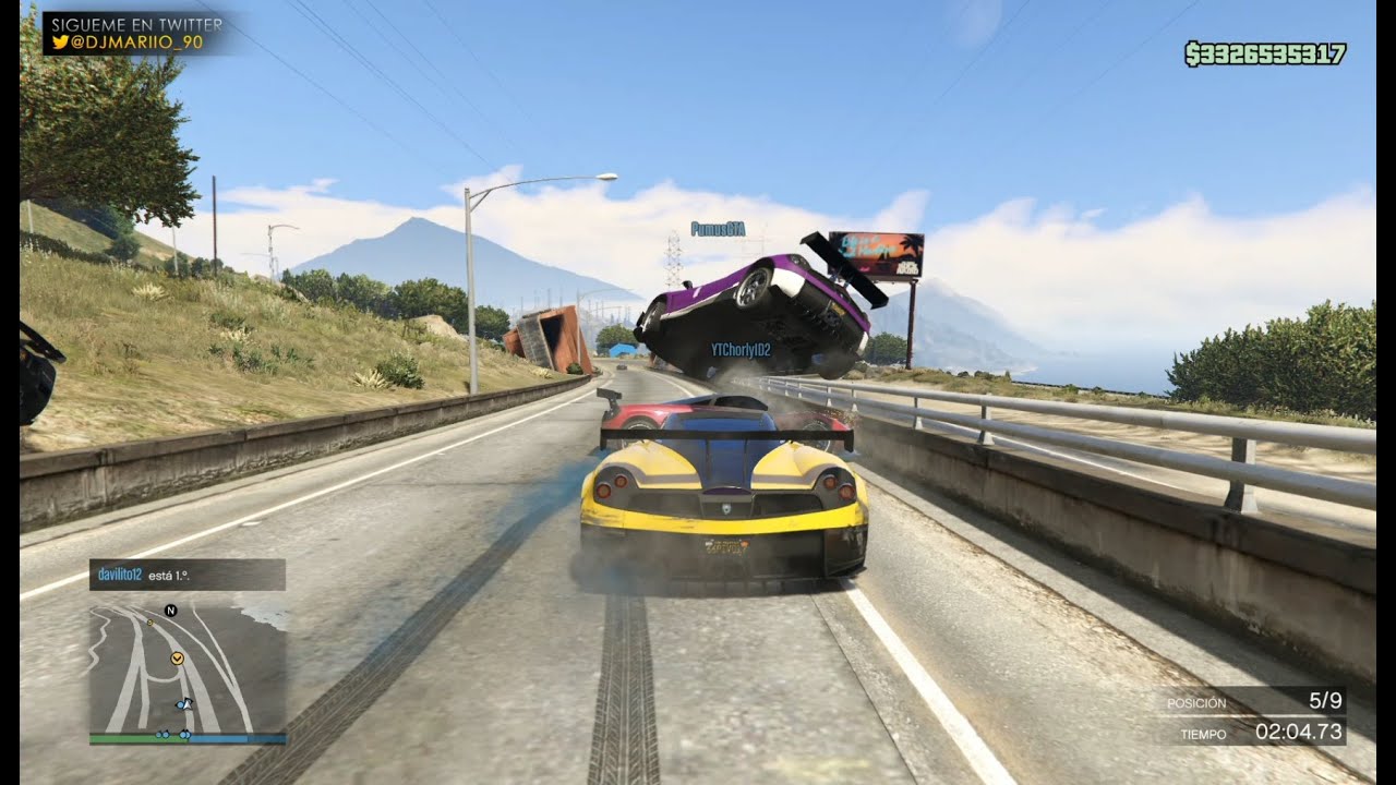 GTA 5 ONLINE | LA CARRERA DEL SALSEO | EP.110 | DjMaRiiO