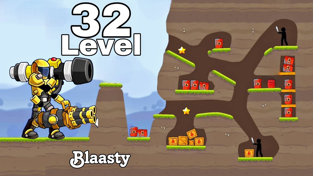 Boom Stick Game । Blaasti Level :-32/150 । how to complete level 32 Boom stick game.