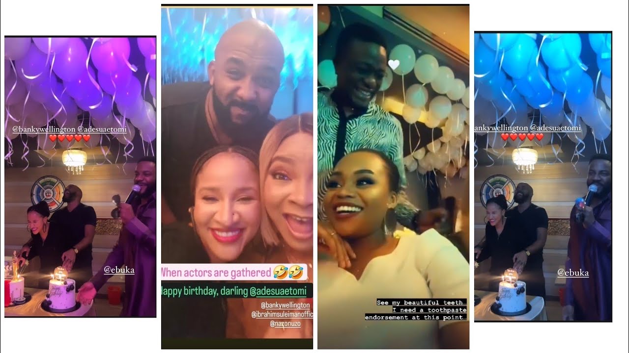 Ebuka,Linda Ejiofor ,Jemima ,Banky W other stars at ADESUA ETOMI'S BIRTHDAY || Latest gists.