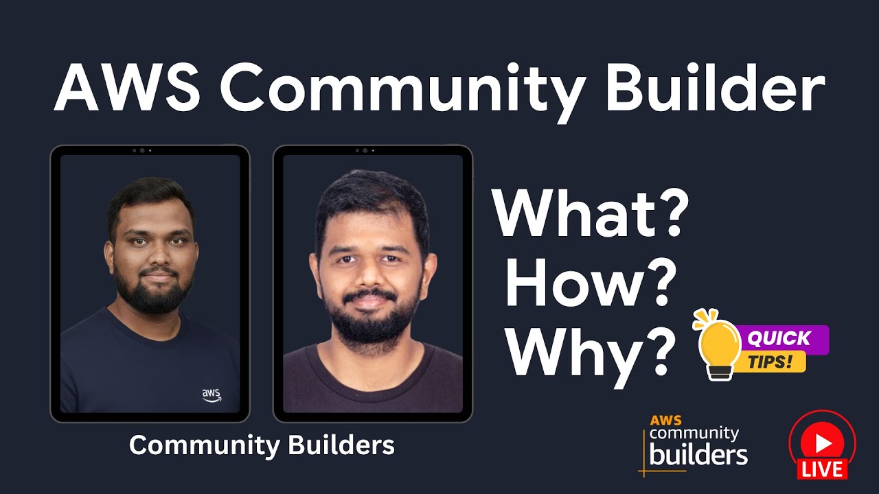 Quick Tips to Join AWS Community Builders Program in 2026! Why Should YOU join AWS Community Builder