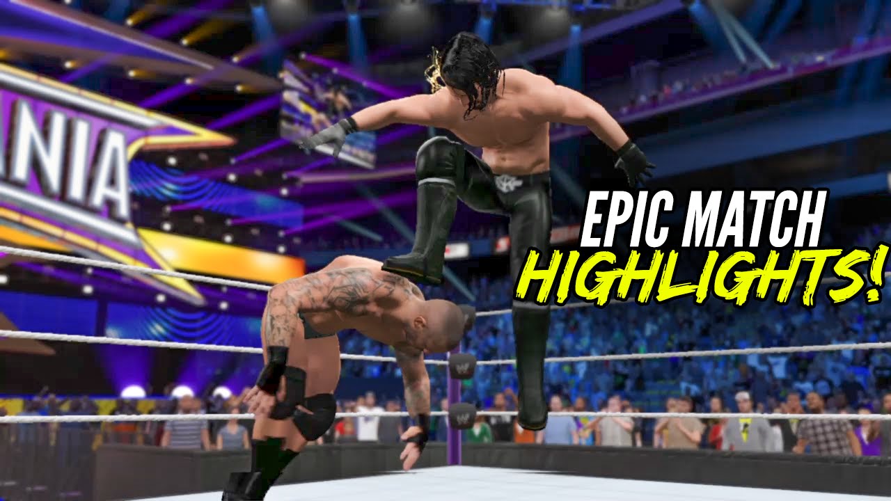 WWE 2K15 Wrestlemania 31 Seth Rollins vs Randy Orton | Epic Match Highlights!