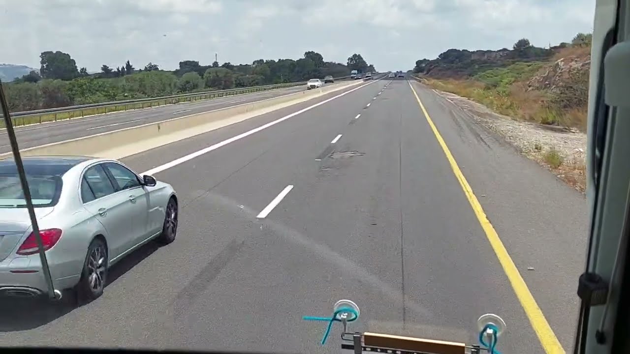 מחיפה מרכזית חוף הכרמל לירושלים דרך צומת פורדיס וכביש 6 Haifa to Jerusalem via Furdies jct & hwy 6