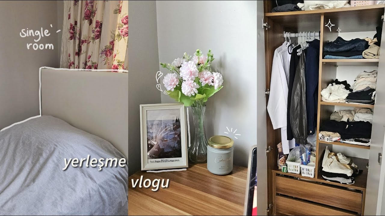 Yurt Odama Yerleşiyorum / ilk market alışverişi, temizlik  *bolca yorgunluk ve söylenme içeir*
