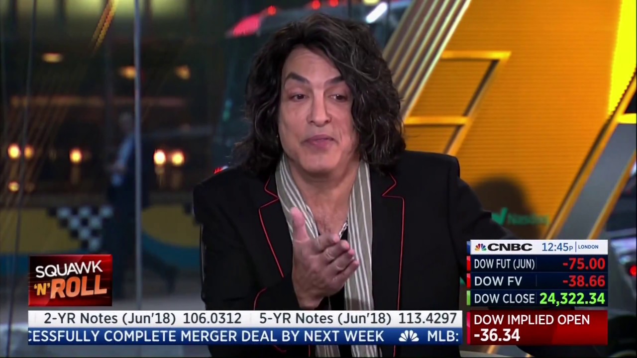 Paul Stanley at Wentworth Gallery on CNBC (Full Interview)