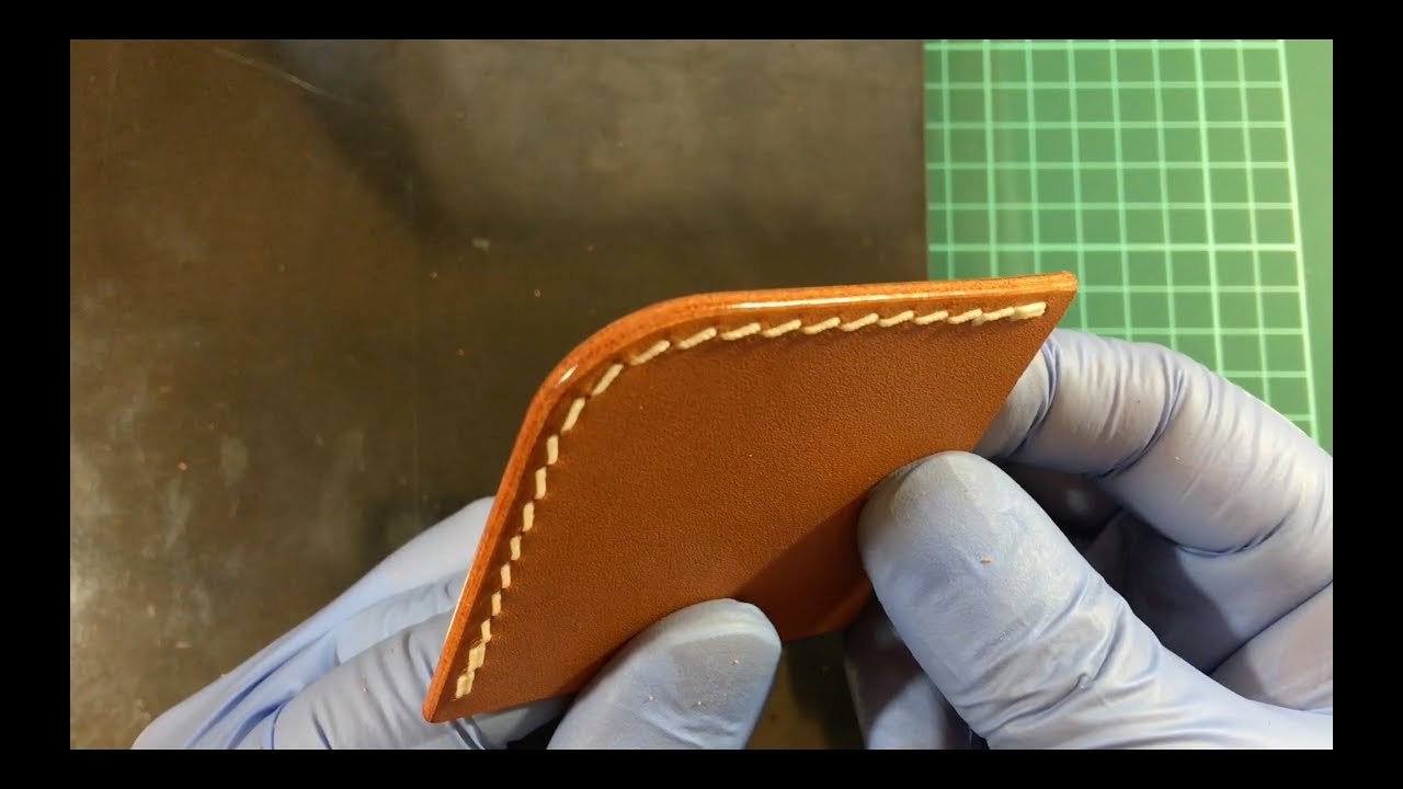 Burnishing Leather Edge / Leather Craft / Simple / Handmade