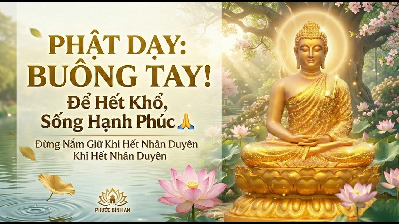 PHẬT DẠY: Đừng Cố Nắm Giữ Khi Hết Nhân Duyên | Buông Tay Giúp Đời Hết Khổ, Sống Hạnh Phúc🙏