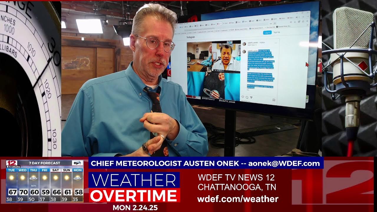 WDEF-TV NEWS 12 WEATHER OVERTIME - MONDAY 2.24.25