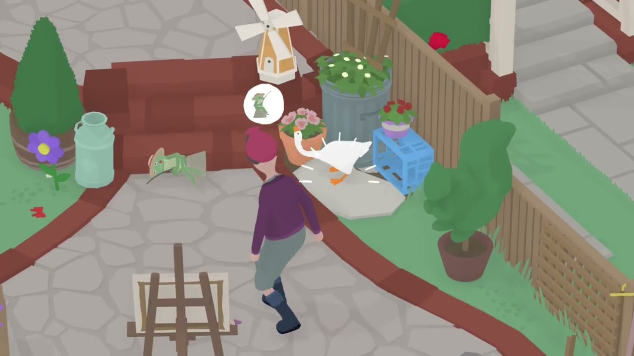 Untitled Goose Game #7 (no audio)