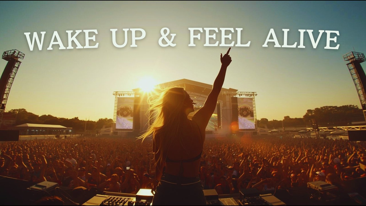 Morning Festival Pop (With Lyrics) | Uplifting EDM Pop Anthems to Wake Up & Feel Alive