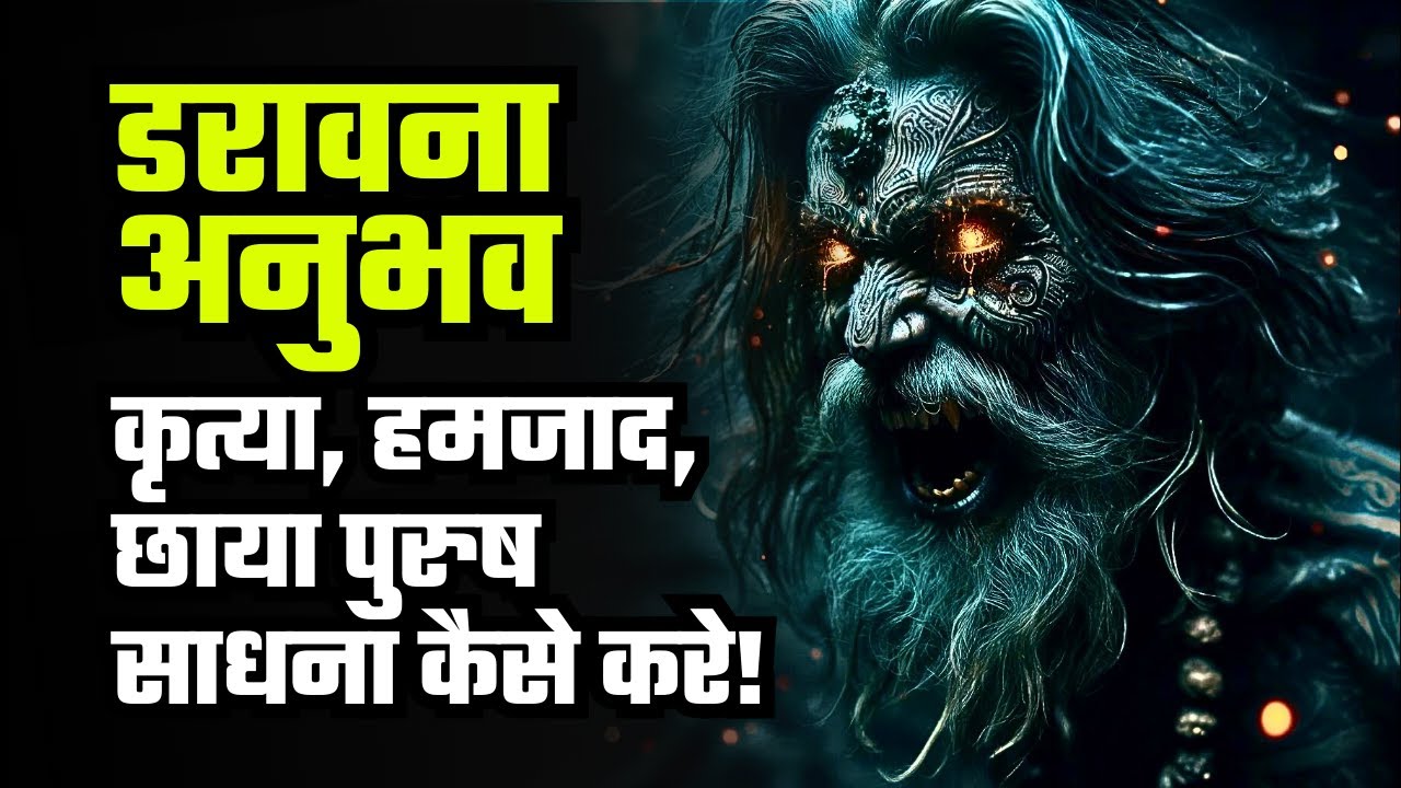 डरावना अनुभव हमजाद, छाया पुरुष, कृत्या साधना | Kritya Sadhana | Hamzad Ka Amal |Chhaya Purush Sadhna