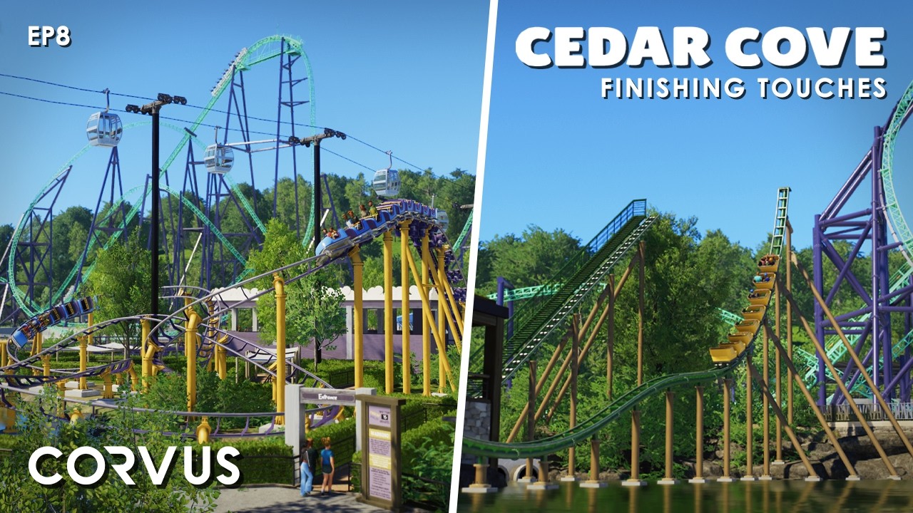 FINISHING TOUCHES! | Cedar Cove Ep8 | Planet Coaster 2