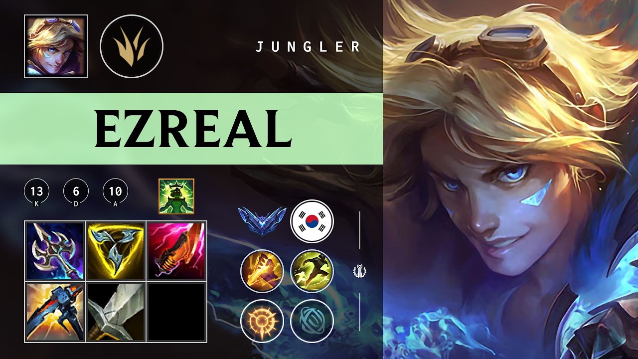 Ezreal Jungle vs Evelynn - KR Diamond Patch 26.05
