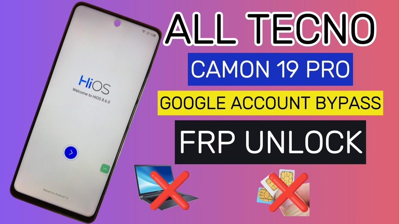 Tecno Camon 19 PRO (Ci8) Frp Bypass || Google Account || 2024 Method