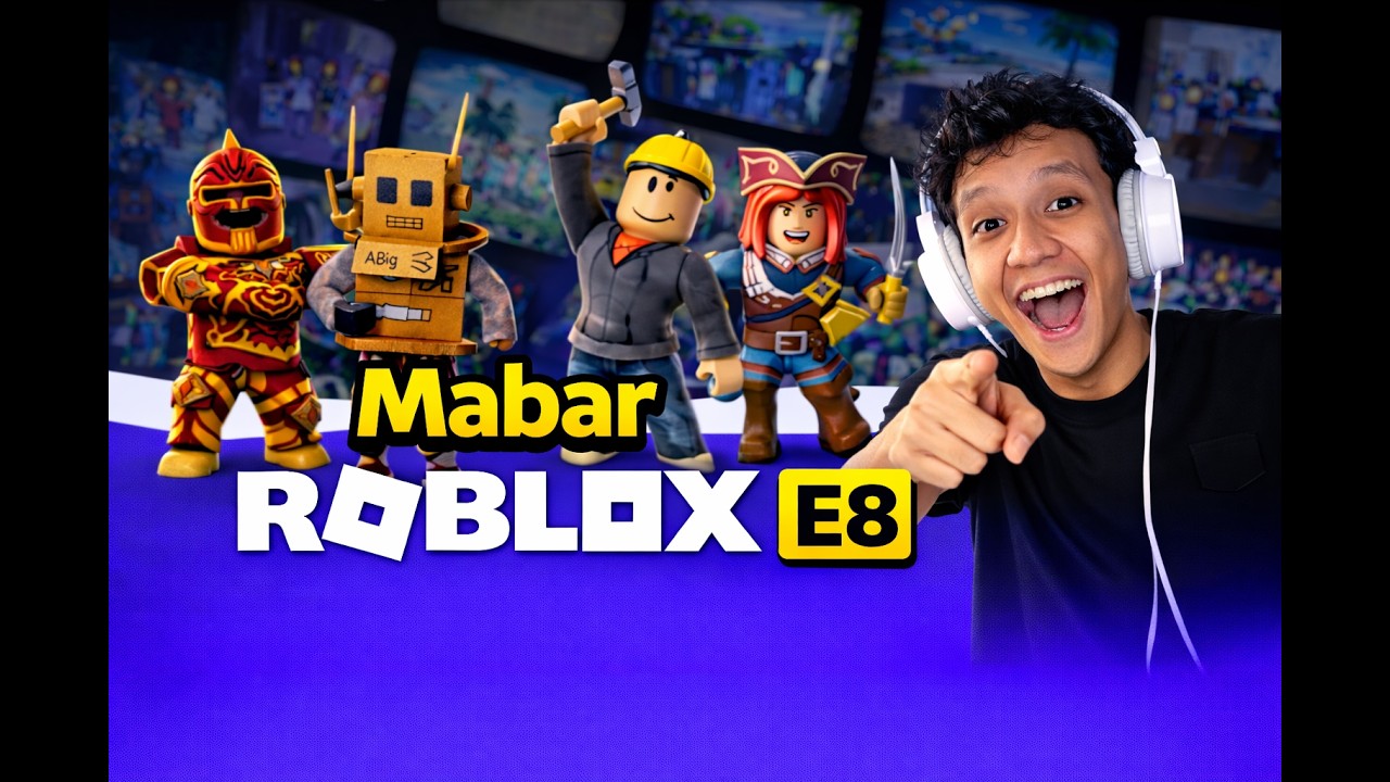 MABAR ROBLOX | E8 YANG MENANG LAWAN AKU SAMBUNG KATA AKU KASIH ROBUX