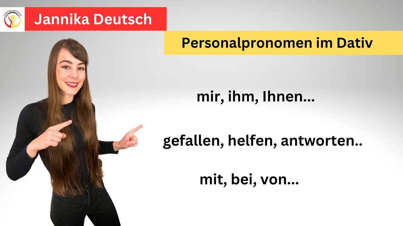 Dativ und Personalpronomen #learngerman  #deutschkurs #deutschlernen #germancourse #dative