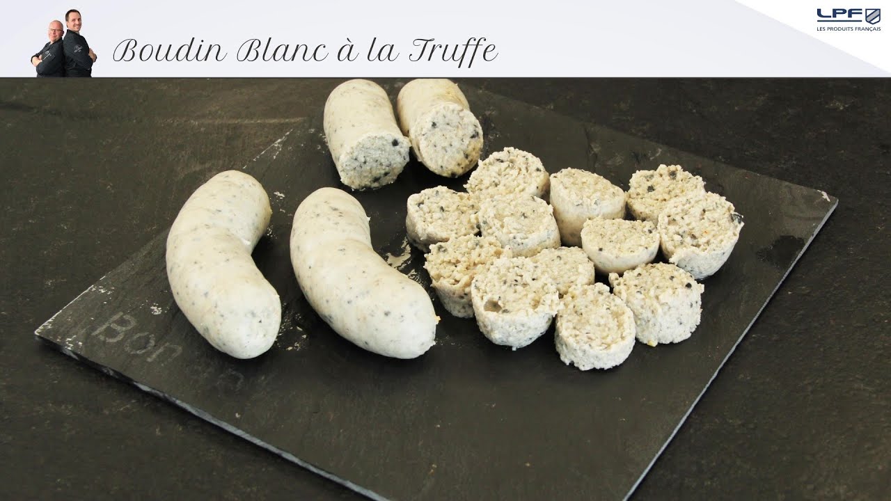 Recette de PRO - BOUDIN BLANC À LA TRUFFE - Ets Moiret LPF